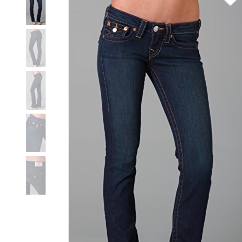 TRUE RELIGION BILLY Straight Leg Jeans Sz28